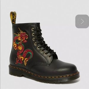 DR MARTENS 1460 Dragon Embroidered leather kids 3